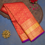 Red Brocade Desginer Kanjivaram