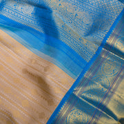 Gold Kanjivaram Handloom Silk Saree