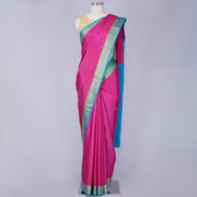 Pink Pure Mysore Crepe Silk Saree