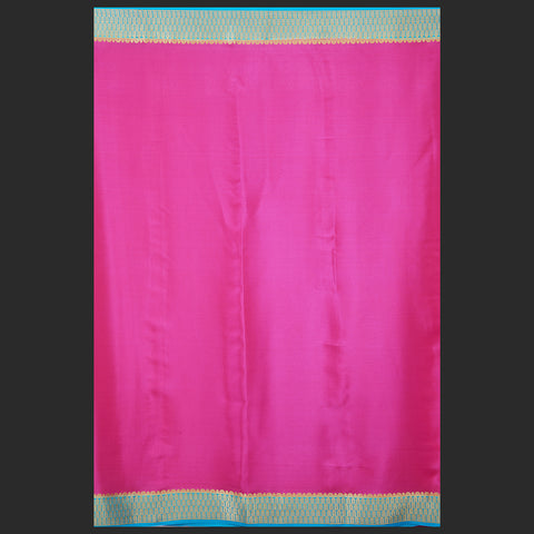 Pink Pure Mysore Crepe Silk Saree